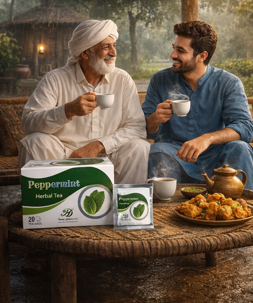 Peppermint tea in Pakistan