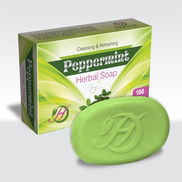 Peppermint Herbal Soap