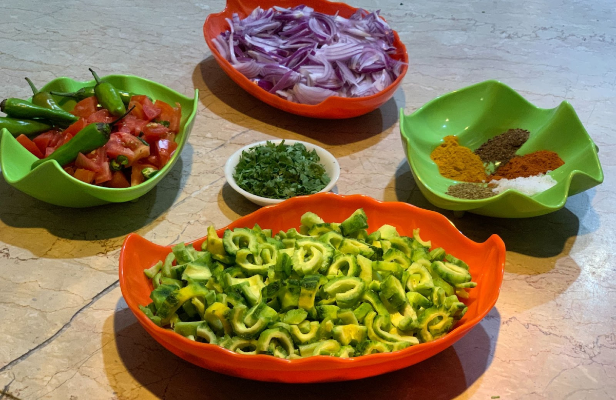 Crispy Bitter Gourd Fry  Ingredients