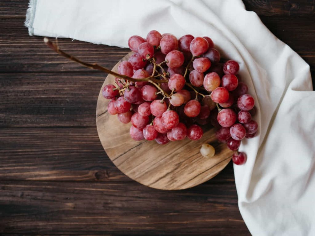 Grapes on Round Wooden Board.jpg