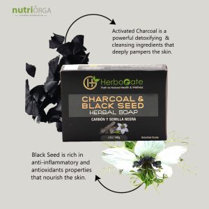 Charcoal & Black Seed Soap detail