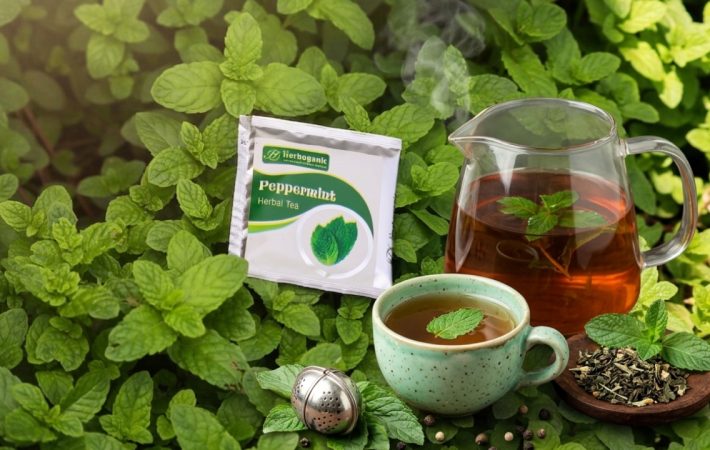Peppermint tea for digestion