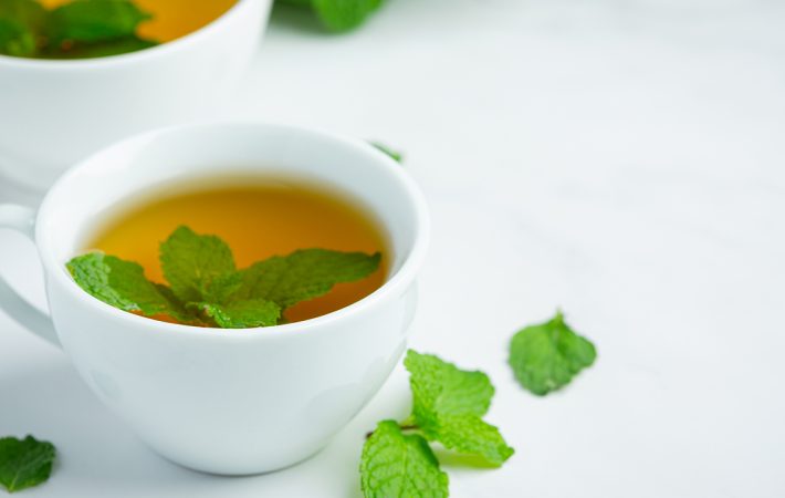 Peppermint tea for digestion